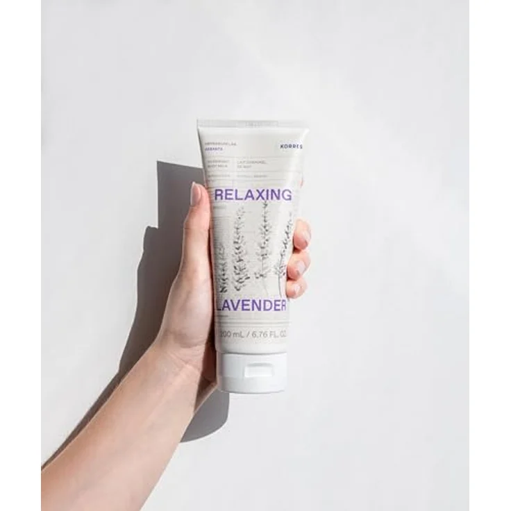 Korres Relaxing Lavender Bodylotion für die Nacht, 200 ml - Feuchtigkeitsspendend und regenerierend für geschmeidige Haut – Bild 5