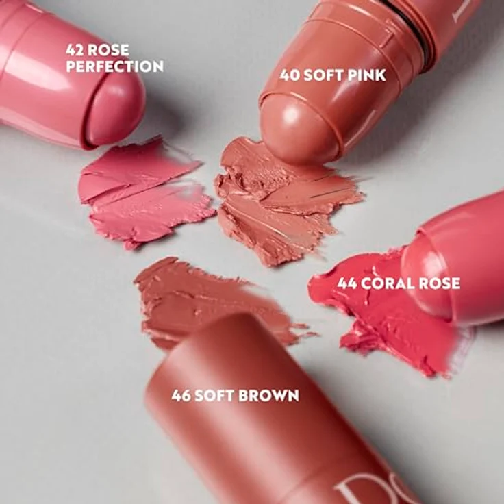 IsaDora The Blush Stick 5,5 g - Soft Pink, cremiges Blush für Wangen, Lippen & Augen mit feuchtigkeitsspendendem Algenextrakt, vegan und tierversuchsfrei – Bild 3