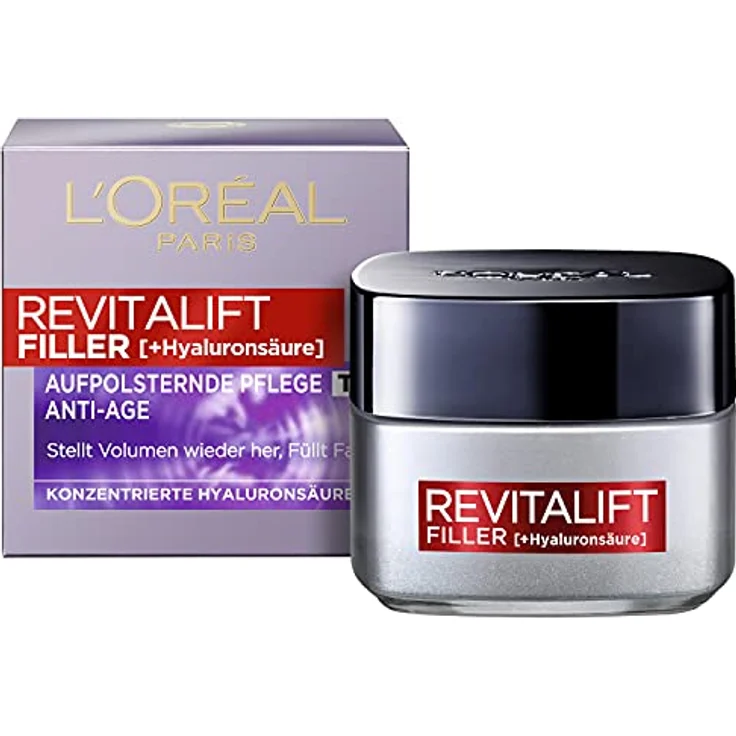 L'Oréal Paris Revitalift Filler Anti-Aging Tag Gesichtscreme Gesichtscreme 50 ml mit hautverjüngernder Wirkung – Bild 2