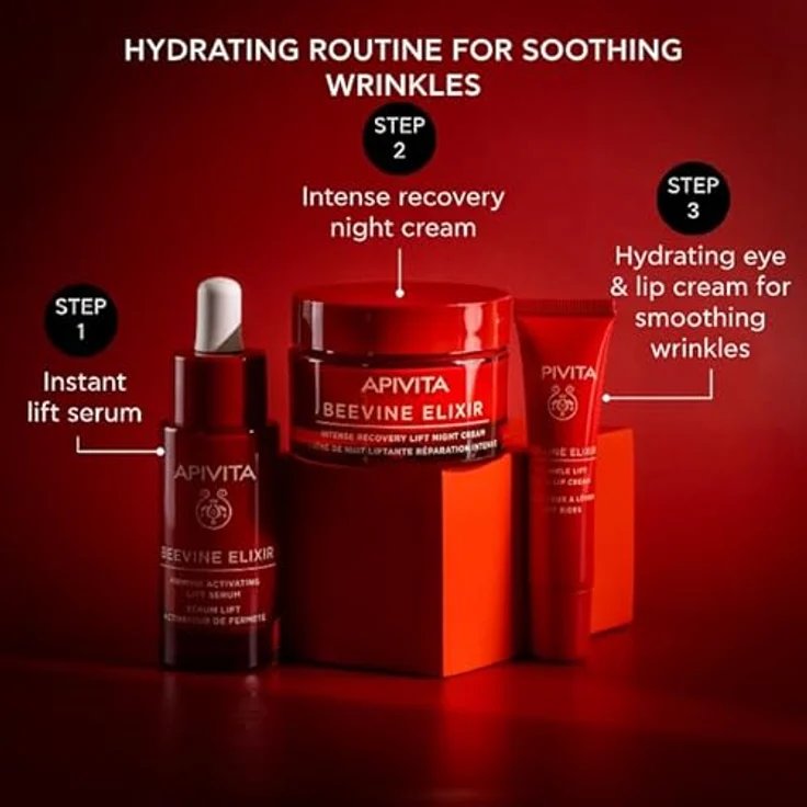Apivita Beevine Elixir Lift Serum, festigendes Liftingserum zur Verjüngung der Gesichtshaut, 30 ml – Bild 7