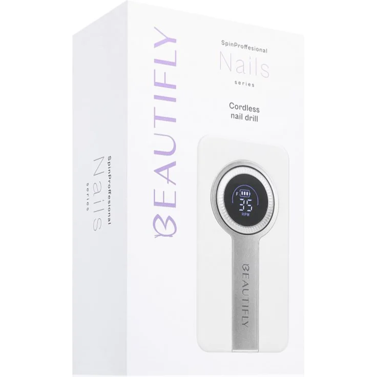 Beautifly Spin Professional Nails, Drahtloser Nagelfräser für Maniküre und Pediküre, Geschwindigkeitsverstellung