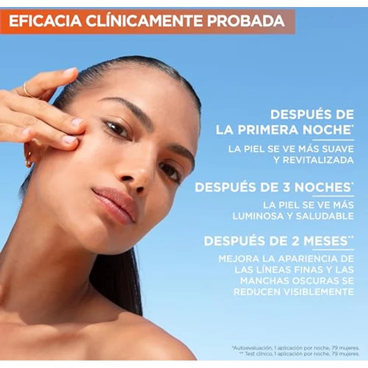 GARNIER Skinactive Vitamina C Sérum De Noche, 30ml, fleckenbeständig, vegan, für alle Hauttypen – Bild 5