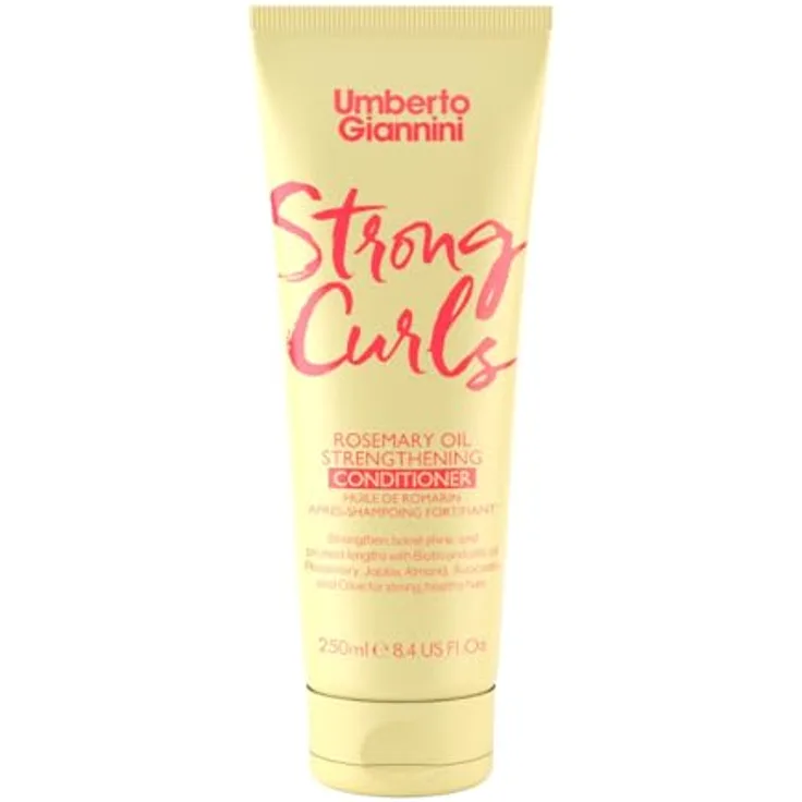 Umberto Giannini Strong Curls Rosemary Oil Conditioner, 250 ml - vegane Haarpflege mit Biotin und natürlichen Ölen, silikonfrei, sulfatfrei, parabenfrei