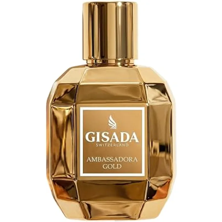 Gisada Ambassadora Gold, Eau de Parfum für Damen, 100ml - Eleganter floral-süßer Duft mit Pflaume, Orange, Zitrone und Birne