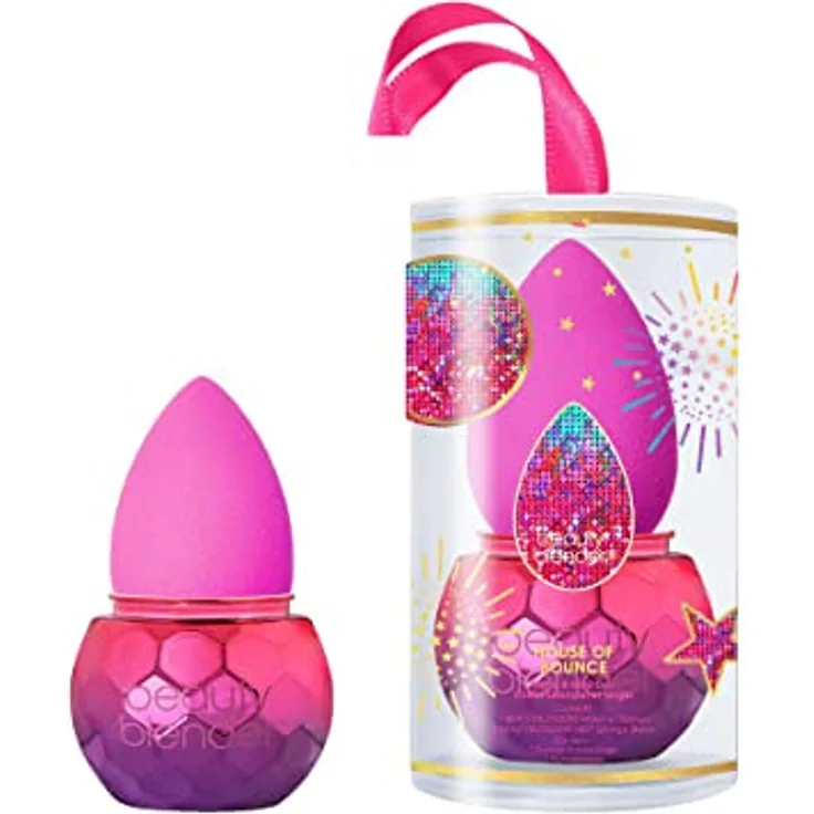 beautyblender House of Bounce, limitiertes Mix & Store Set mit Electric Violet Schwamm und Discokugelständer – Bild 1
