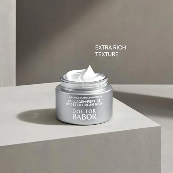BABOR DOCTOR Collagen-Peptide Booster Cream | Feuchtigkeitsspendende, straffende Anti-Falten Creme | vegan | 50ml – Bild 4