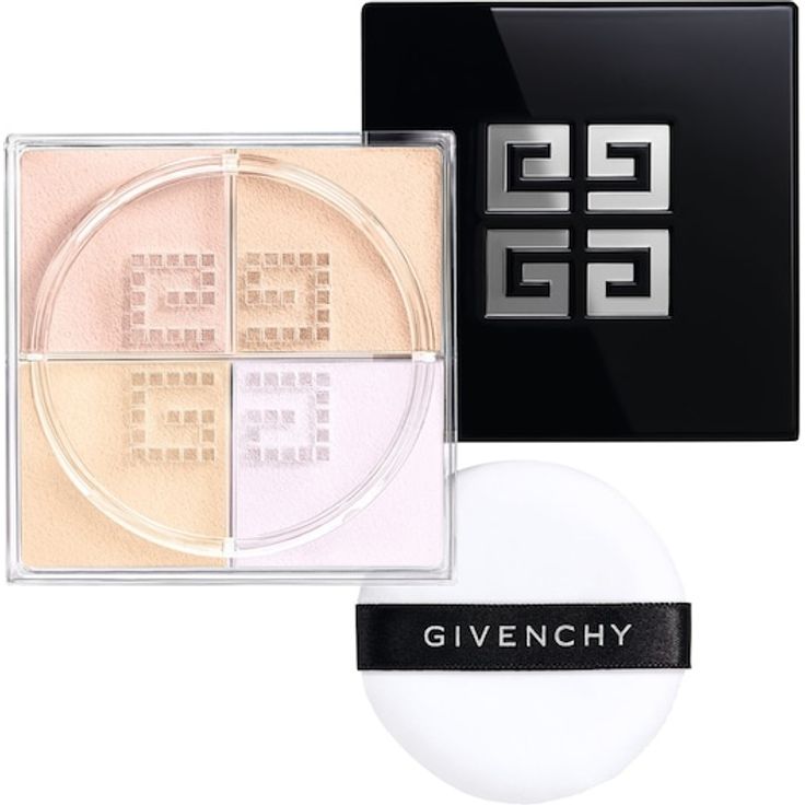 GIVENCHY Prisme Libre 4-Color Loose Powder, Teint Make-Up mit schimmerndem, mattem Finish, 10 g, Farbe Tulle Opalescent
