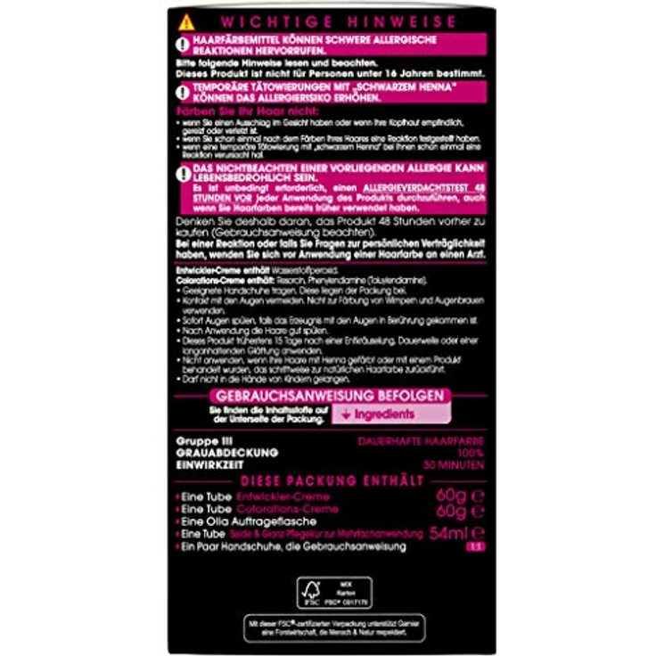 Garnier Olia Intensivcoloration Haarfarbe 3.0 – Bild 4