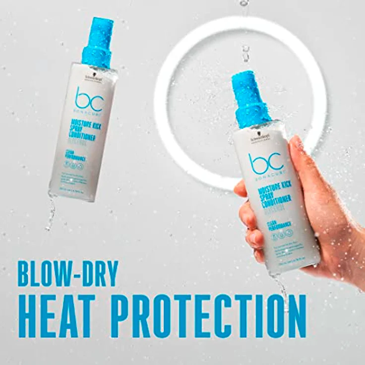 Schwarzkopf Conditioner BonaCure Clean Performance Moisture Kick Spray Conditioner Glycerol 400 ml – Bild 3