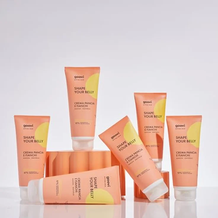 goovi Körperpflege Creme für Bauch und Hüften, straffende und remodellierende Lotion für Damen, 200 ml – Bild 7
