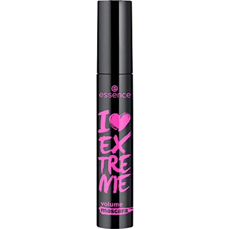 essence I LOVE EXTREME volume mascara, Nr. 01, Schwarz, volumengebend, schwunggebend, verlängernd, vegan, ohne Mikroplastikpartikel, Nanopartikel frei, ohne Parfüm, 3er Pack (3x12ml) – Bild 3