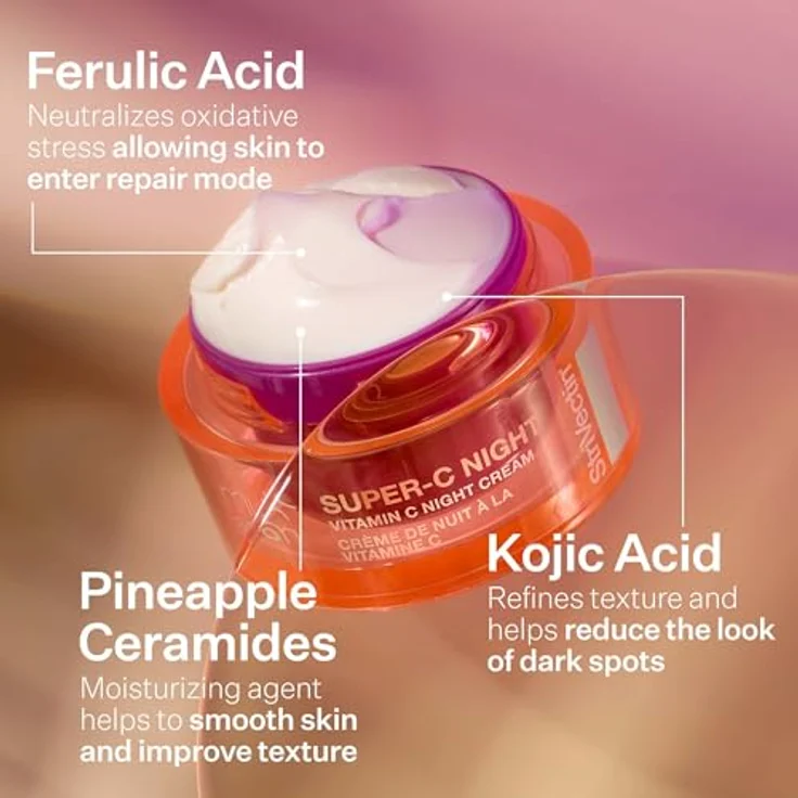 StriVectin Super-C 50 ml Vitamin C, aufhellende und straffende Nachtcreme für vitale und strahlende Haut – Bild 4
