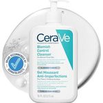 CeraVe Blemish Control Gesichtsreinigung, Reinigungsgel mit 2% Salicylsäure und Niacinamid, 473 ml