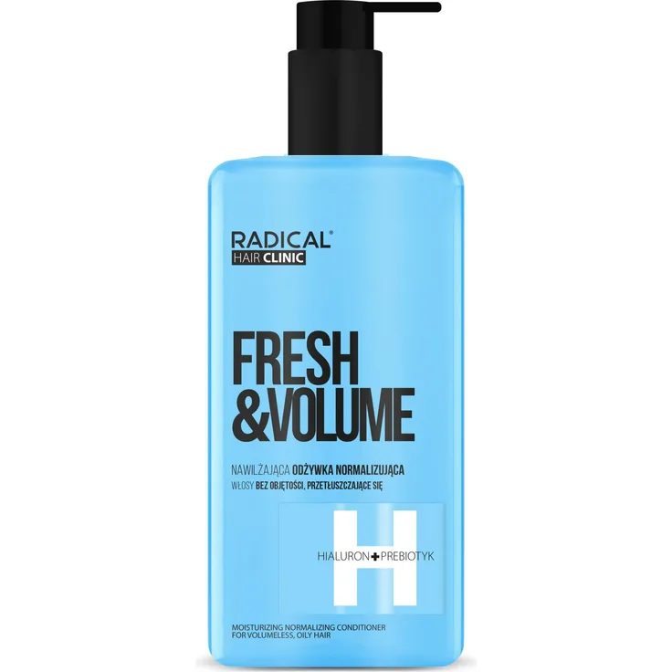 Farmona RADICAL HAIR CLINIC Fresh & Volume, Feuchtigkeitsspendende und normalisierende Spülung für kraftloses und fettiges Haar, 260 ml