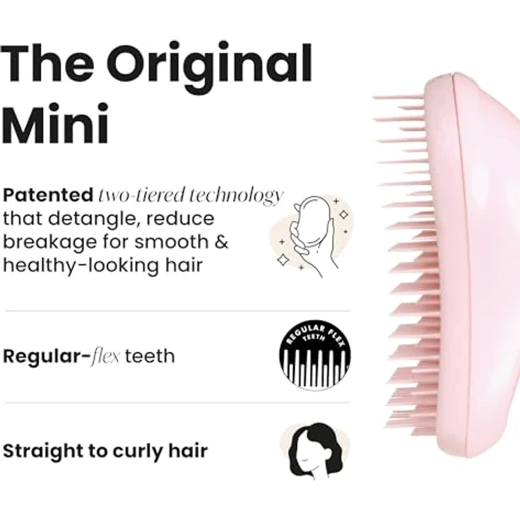 Tangle Teezer The Original Mini Detangling Haarbürste Millenial Pink – Bild 9