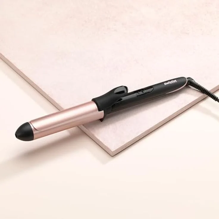 BaByliss C452E mit Klemme, 32mm, Rose Quartz Tong, Advanced Ceramics Heizsystem, inkl. Hitzeschutzmatte – Bild 3