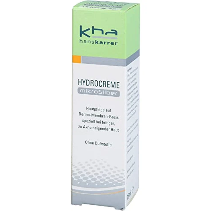 Hans Karrer Hydrocreme MikroSilber, Gesichtscreme mit antibakterieller Wirkung, 75ml – Bild 4