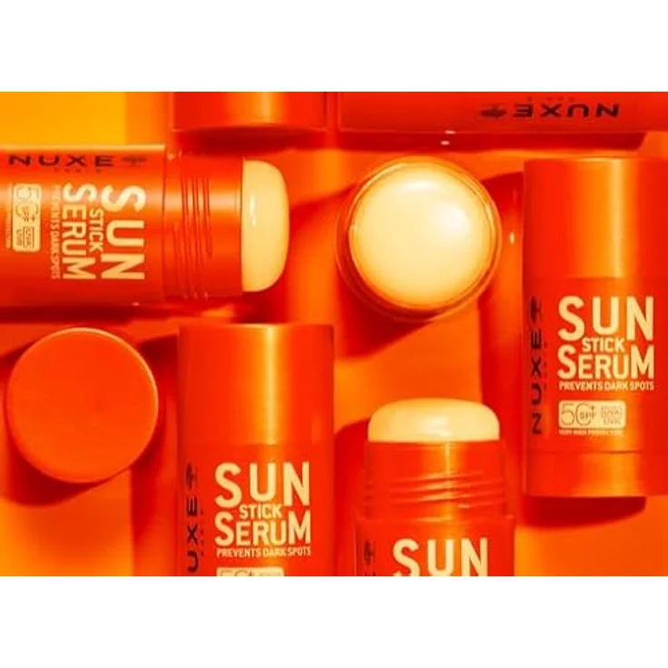 Nuxe Sun Stick Serum SPF50+, Sonnenschutz für Damen, 25 ml, mit Anti-Aging-Zellschutz und unsichtbarem Finish – Bild 6