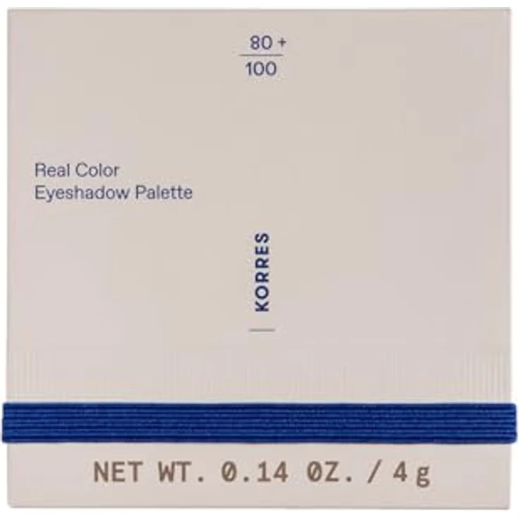KORRES Real Color Eyeshadow Palette Forest Nudes 01, Lidschattenpalette mit 4 hochpigmentierten Naturtönen in matt, satiniert & metallisch, vegan, 4g – Bild 2