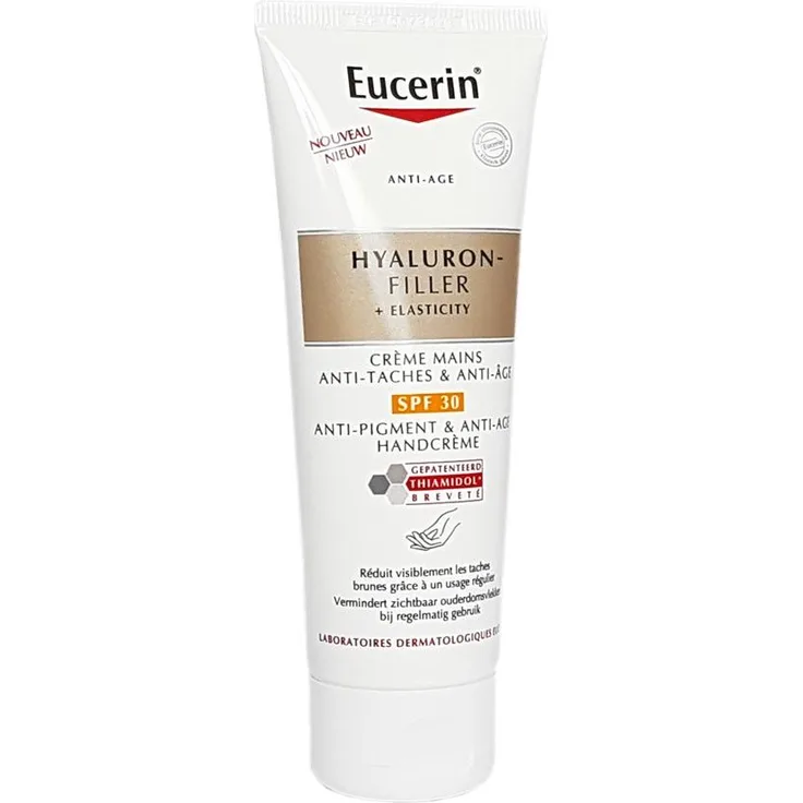 Eucerin Hyaluron-Filler + Elasticity Anti-Pigment & Anti Aging Handcreme SPF 30 75 ml