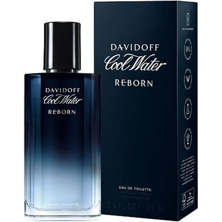Davidoff Cool Water Reborn Eau de Toilette (EdT) Herrenduft 75 ml