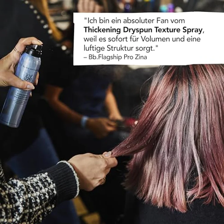 Bumble and bumble Thickening Dryspun Spray, Volumenspray für Damen, 60 ml - maximales Haarvolumen ohne Klebeeffekt – Bild 5