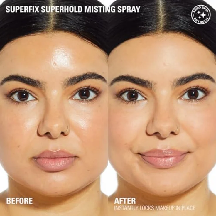 REVOLUTION Super Fix Misting Spray, Fixierspray für flüssige, matte und puderbasierten Make-up, schwereloser Fixiernebel – Bild 3