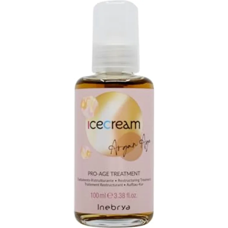 Inebrya Ice Cream Argan Age Pro-Age Treatment 100 ml - Trattamento Ristrutturante für hochwertiges Haar