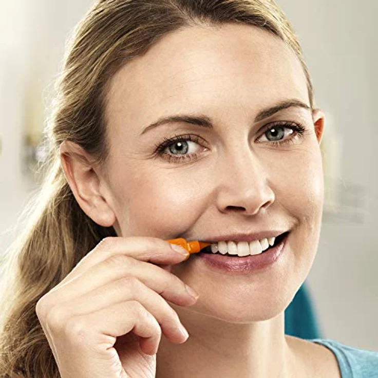 TePe Interdentalbürsten Original orange 0,45 mm, 1 x 8 Stück, für rundum gesunde Zähne – Bild 7
