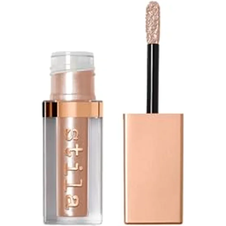 Stila Cosmetics Shimmer & Glow Flüssig-Lidschatten mit Glitter, 4.5 ml, hochpigmentierter Glitzereffekt, langanhaltend