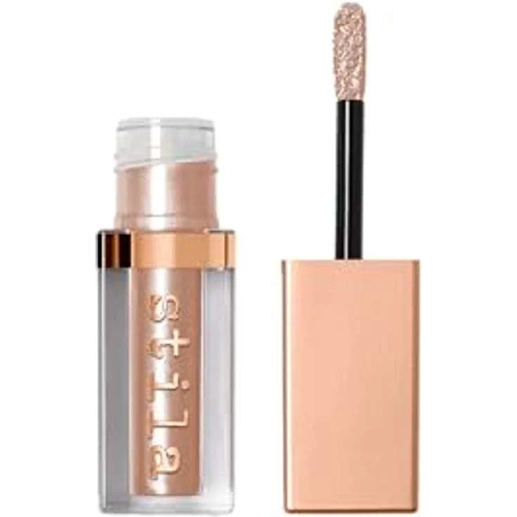 Stila Cosmetics Shimmer & Glow Flüssig-Lidschatten mit Glitter, 4.5 ml, hochpigmentierter Glitzereffekt, langanhaltend – Bild 1