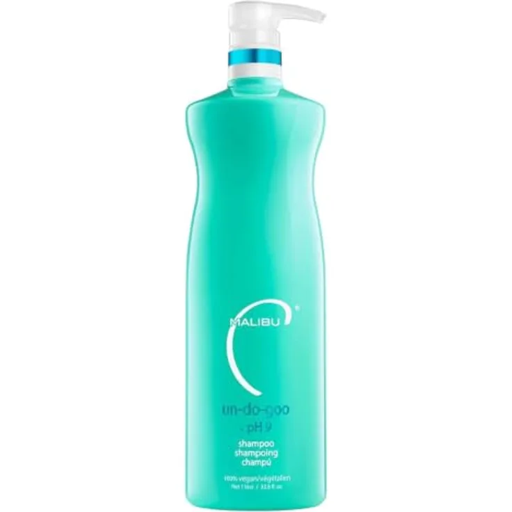 Malibu C Un-Do-Goo >pH 9 Shampoo, 1000ml - Original Shampoo zur gründlichen Reinigung und Entfernung von Produktablagerungen