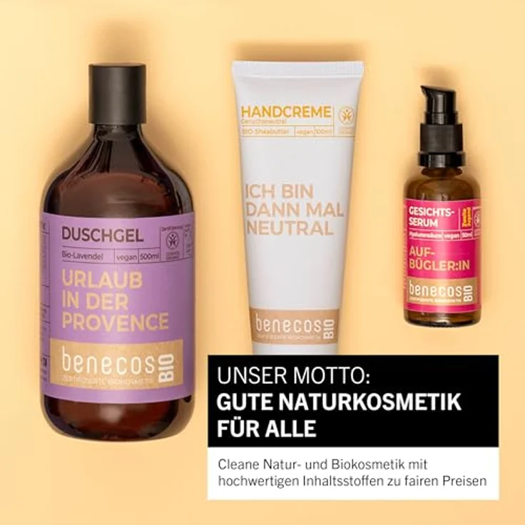 benecos Gin Duschgel 2in1 für Haut und Haar, 500 ml mit Bio-Gin und Bio-Apfelsaft – Bild 6