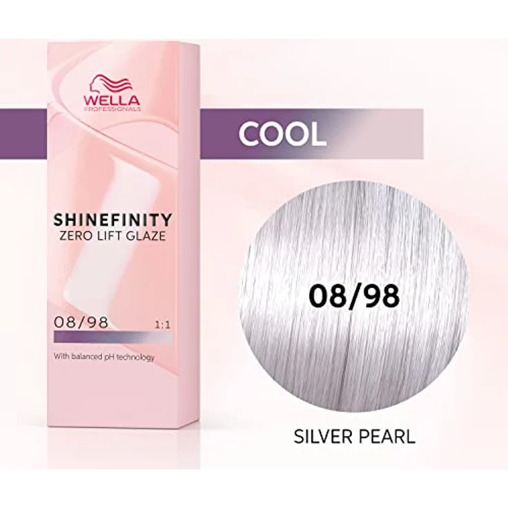 Wella Professionals Shinefinity 08/98 60ml shade Silver Pearl – Bild 2