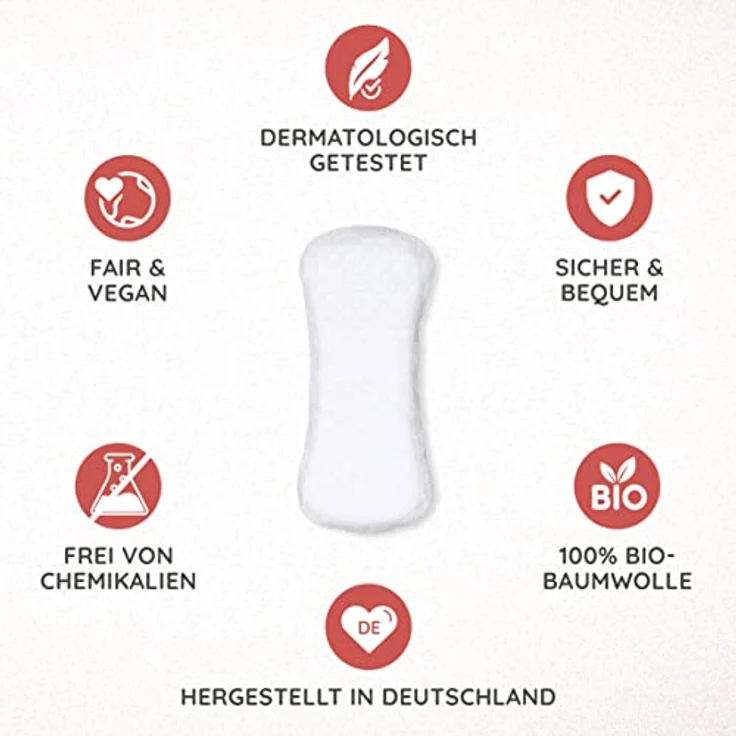MYLILY® Baumwoll Slipeinlagen, 32 Stück aus 100% Bio-Baumwolle, superdünn, ohne Duft, nachhaltig und chemiefrei – Bild 4