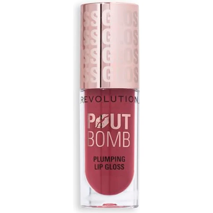Makeup Revolution Pout Bomb Lipgloss, Lippenvergrößerer mit glänzendem Finish, 4.6 ml – Bild 2