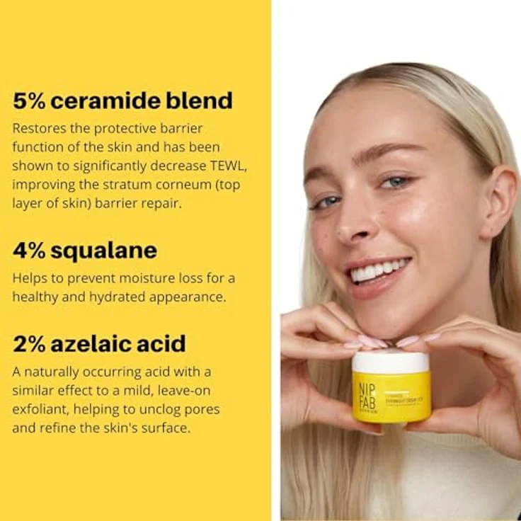 NIP+FAB Ceramide Fix 12 %, regenerierende Nachtcreme mit Ceramiden, 50 ml, vegan und dermatologisch getestet – Bild 5