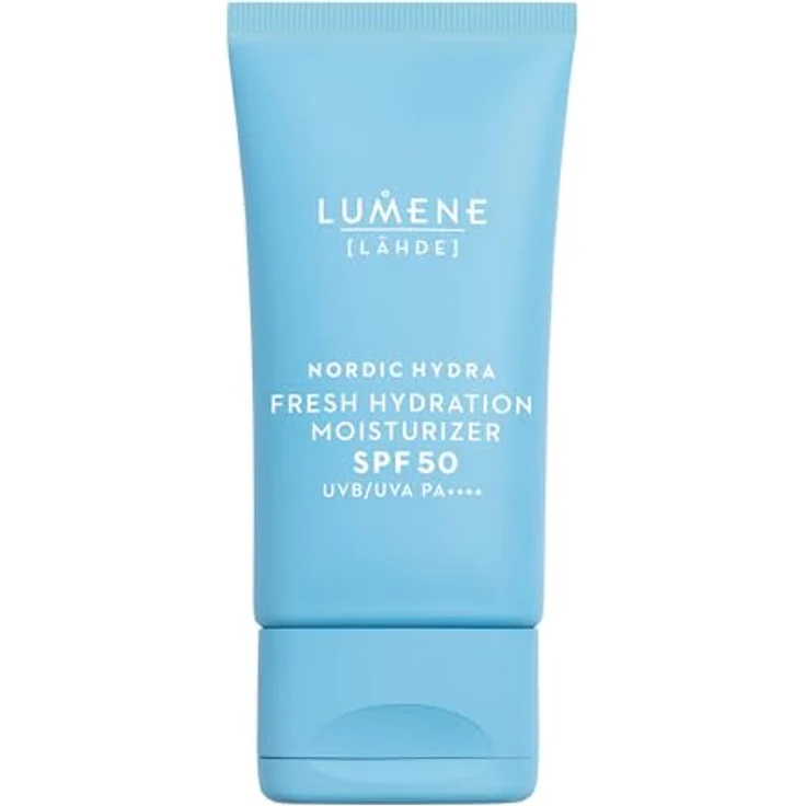 LUMENE Nordic Hydra [LÄHDE] Leichte Feuchtigkeitscreme mit SPF50 und PA++++ Gegen UVB/UVA-Strahlen, Vegan 50 ml, Hautpflege für intensive Feuchtigkeit und Sonnenschutz – Bild 1