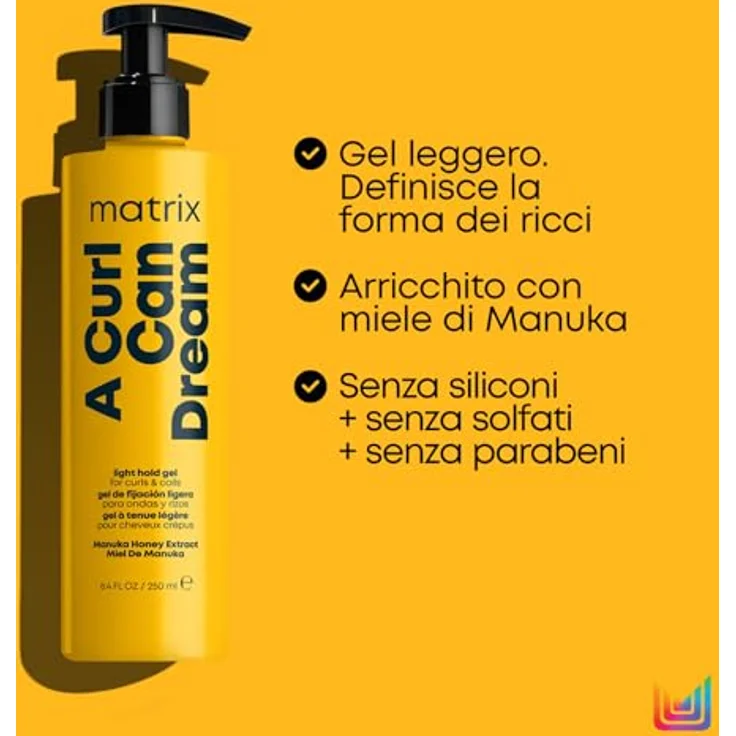 Matrix A Curl Can Dream Haaröl für lockiges und gewelltes Haar, 150 ml, angereichert mit Vitamin E und Sonnenblumenöl, definierte Form, strahlendes und entwirrtes Haar – Bild 3