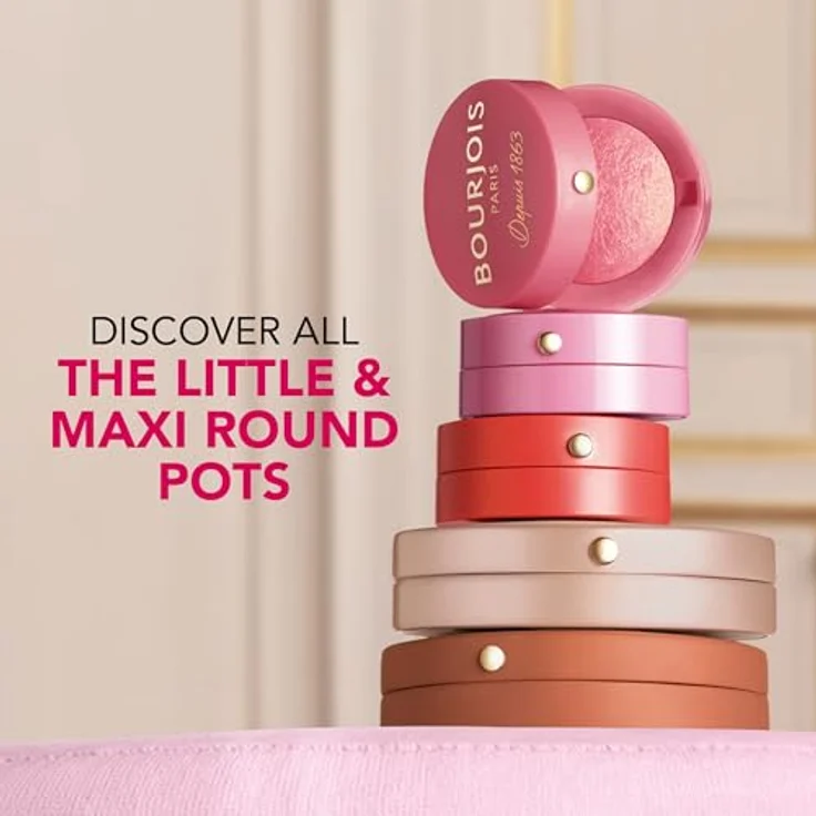 Bourjois Maxi Boîte Ronde Highlighter Puder 7 g mit Sheabutter, satinierter Textur und veganer Formel – Bild 7