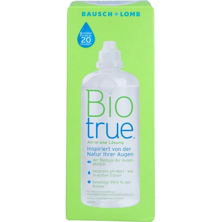Bausch & Lomb BIOTRUE All in One Lösung, 300 ml Flüssigkeit für Kontaktlinsenpflege