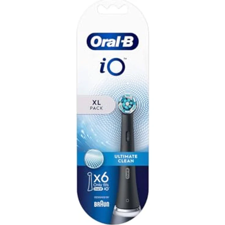 Oral-B, Zahnbürstenkopf, iO Ultimate Clean Black ( 6 pcs ) (6 x) – Bild 3