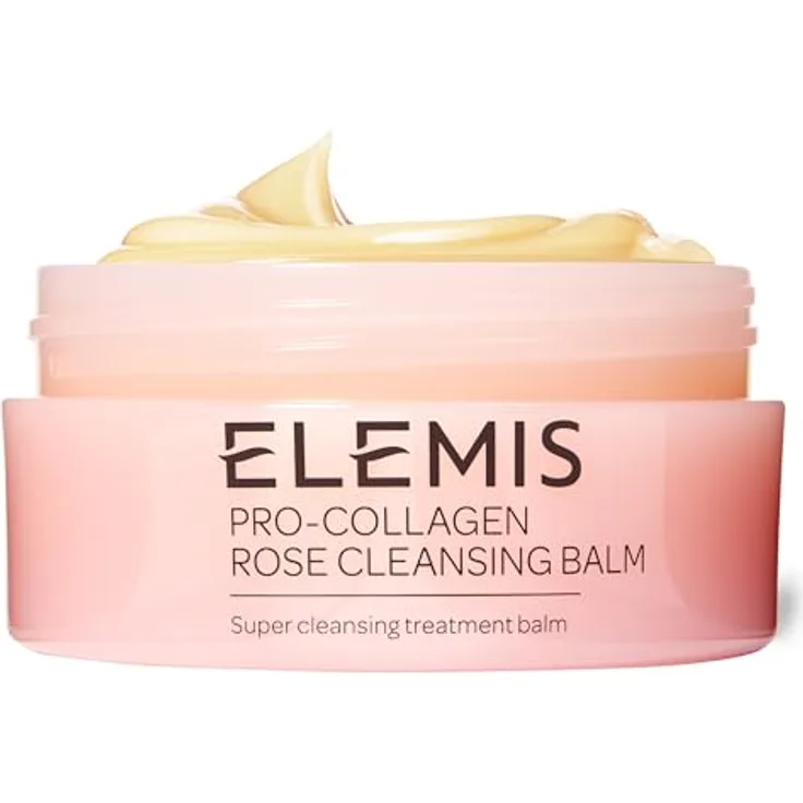 Elemis Pro-Collagen Rose Cleansing Balm, 3in1 Melting Facial Cleanser, Deep Face Wash, 100 ml, infused with Essential Oils