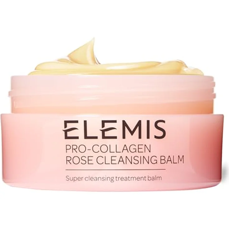 Elemis Pro-Collagen Rose Cleansing Balm, 3in1 Melting Facial Cleanser, Deep Face Wash, 100 ml, infused with Essential Oils – Bild 1