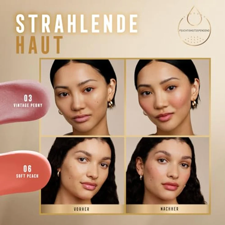 Max Factor Miracle Pure Creme-Rouge, 15 ml, Rouge im Farbton 03 Vintage Peony, natürliche Farbe mit Langzeiteffekt – Bild 5