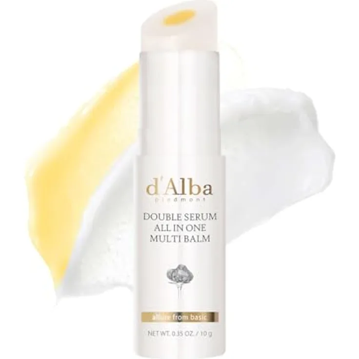 d'Alba White Truffle Double Serum All In One Multi Balm, Intensives Gesichtsserum gegen Hautalterung, 10 g