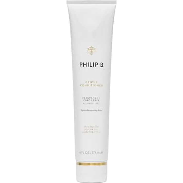 PHILIP B Sanfter Conditioner, 178 ml, ohne Duft, mit Sheabutter und Vitamin B5, Glanz und Sprungkraft – Bild 1