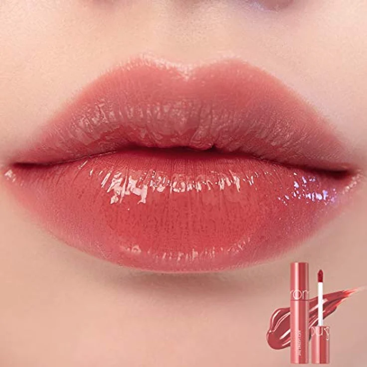 rom&nd Juicy Lasting Lipgloss Farbton 11 Pink Pumpkin, hochpigmentiert, 5,5 g mit langanhaltendem Glanz und Feuchtigkeitsspende – Bild 2
