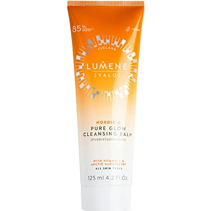 Lumene Nordic-C [VALO] Pure Glow Balsam, Gesichtsreinigung mit Vitamin C, 125 ml