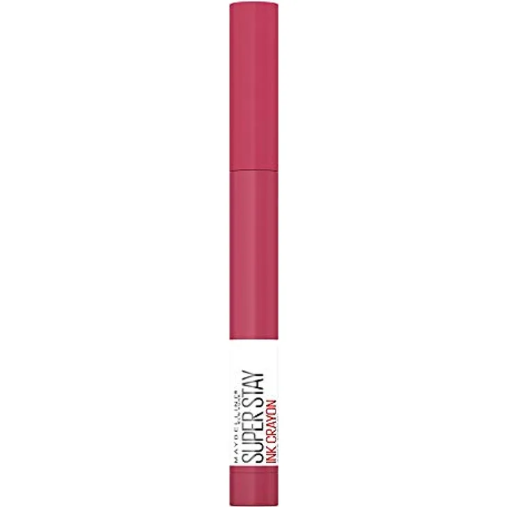 MAYBELLINE Super Stay Ink Crayon Lippenstift, Intensiv matte Farbe, 8 Stunden schwereloser Halt, Mit Elastic Ink Techologie, Nr. 80 Run The World, 1.5 g (1er Pack)